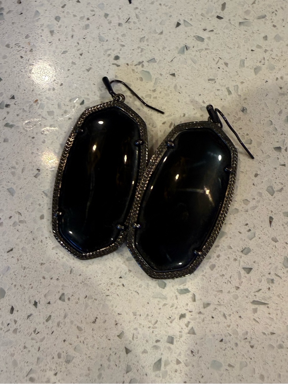 Kendra Scott Black Elle Drop Earrings
